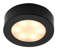 Cabinet Light Black Hera CCT LED Surface Or Recessed Matt 3000K 4000K 6500K 240v