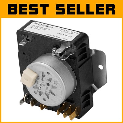 Quality Dryer Timer Replacement with 1-Year Guarantee for Whirlpool & Maytag