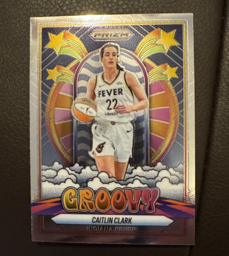 2025 Panini Prizm WNBA Caitlin Clark GROOVY Insert #10 Indiana Fever
