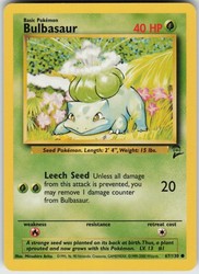 Bulbasaur 67/130 Base Set 2 Common