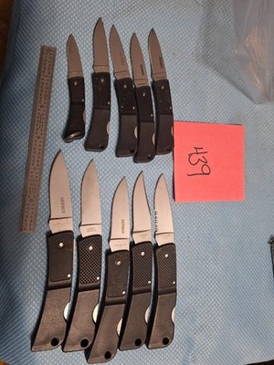 10 Gerber 400/300/200 lock back knives   U.S.A.     Loc 439