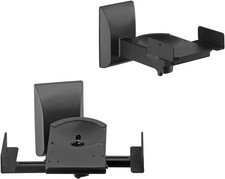 Dual Side Clamping Bookshelf Speaker Wall Mounting Bracket Adjustable for Large