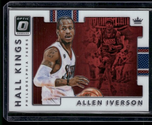Allen Iverson #18 2017 Panini Donruss Optic Hall Kings card