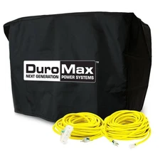 DuroMax Large Generator Cords and Cover Starter Kit Fits 8,500 Watt Units and Up
