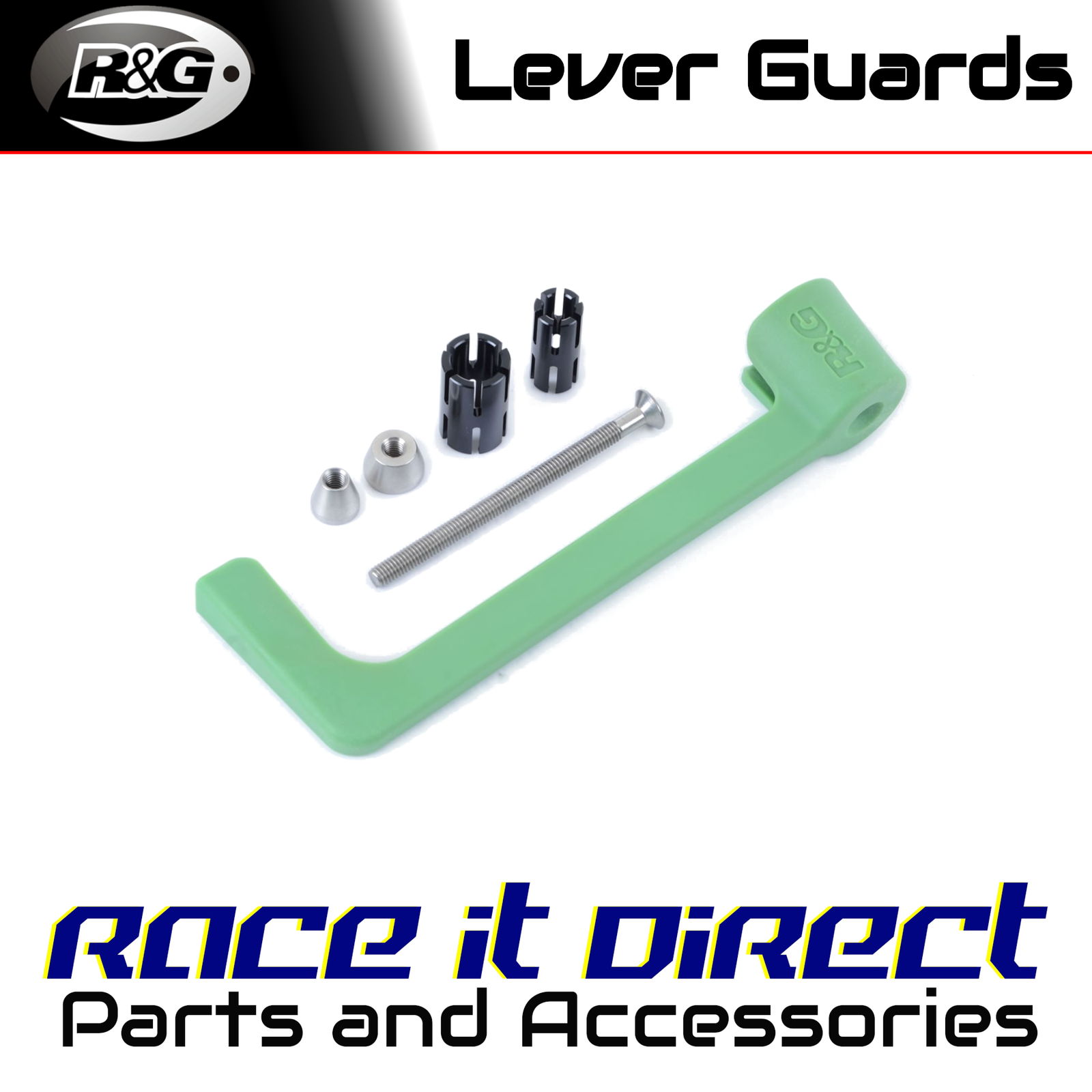 Lever Guards for Kawasaki Ninja H2R 2015-2020 Red R&G