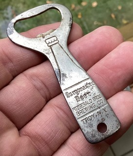 Troy NY Beer Bottle Opener Bottle Image Burgomaster Fitzgerald Brewing Co Old.