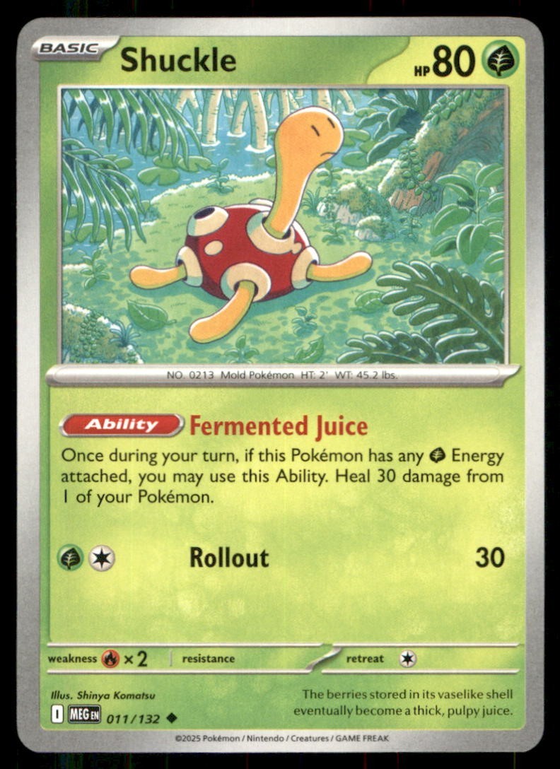 Pokémon TCG Pokémon Shuckle Shuckle Uncommon Regular