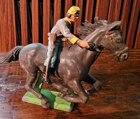 Vintage Britains Deetail American Civil War Confederate Cavalry Toy Soldier