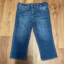 Joes Jeans Girls Renah Ever Blue Straight Leg Cropped Denim Size 8 Medium Wash