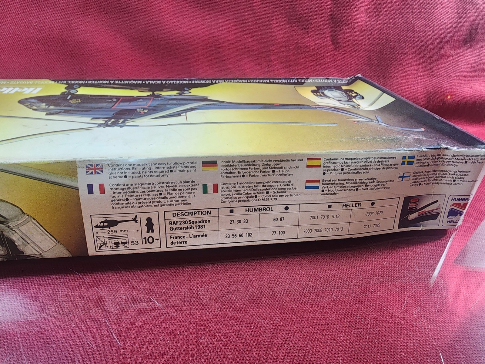 Heller Humbrol SA 330 Puma Helicopter 1:50 Model Kit #80481 Unbuilt... thumbnail 5