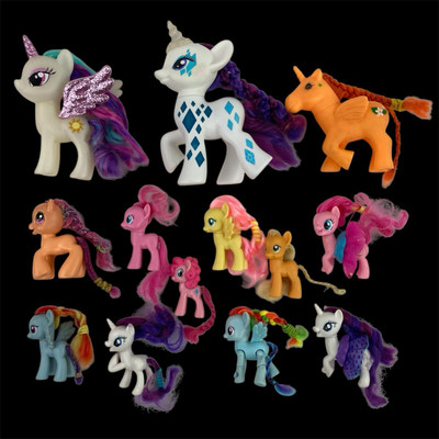 My Little Pony Lot of 13 Magic Glamour Glow, Skirt Pinkie Pie, Plus Pony Mini s