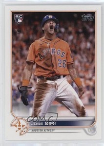 2022 Topps Series 2 Image Variation SP Image Variation Jose Siri #599 Rookie RC