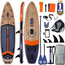 Niphean (Extra Groß) Stand Up Paddling Board, SUP für 2+1 Personen/Familien,