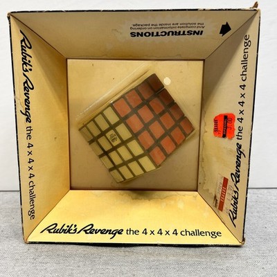 Vintage 1982 Rubiks Cube Rubik's Revenge Challenge Puzzle 2183-2 Ideal Toy NOS