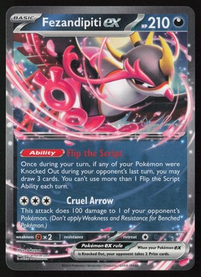 Pokemon Fezandipiti ex Jesse Parker The Don 2024 World Championship Deck FREE SH