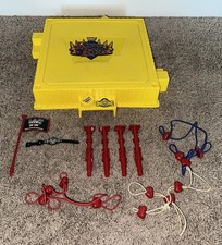 🔥WWF WWE Hasbro King Of The Ring Complete Flag, Belt Retro- Very Nice & Rare!🔥