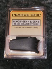 Pearce Grip - PG-G42733 Grip Extension for GLOCK GEN 4 5 model 26/27 -NEW