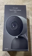 Google Nest Cam Indoor Wired 3rd Gen 2K HDR Night Vision Hazel Security Camera
