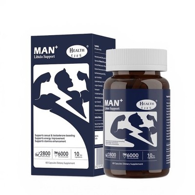 [Health Life] Man+ Libido Support 60 Capsules Man Health