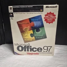 Vintage Microsoft Office 97 Upgrade Standard Big Box Version New Open Box EK2207