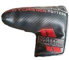 Scotty Cameron Milled Blade Putter HeadCover Gray And Red