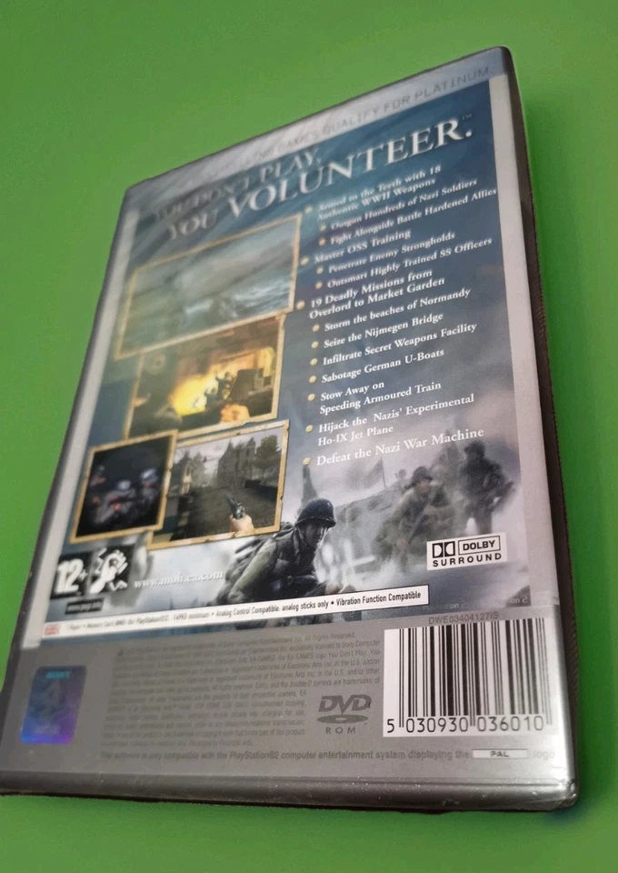 Ps2 Medal of Honor Frontline Platinum Edition Factory Sealed 2002 - Image 2 of 4