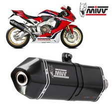 Terminale Scarico MIVV Speed Edge Black Inox kat HONDA CBR 1000 RR 2017 > 2019