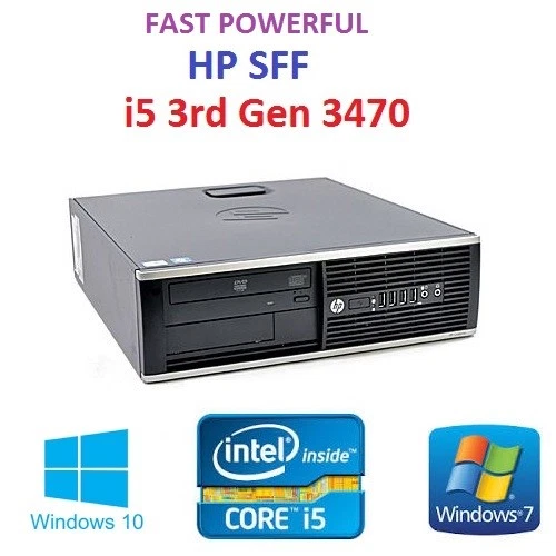 Full Fast Cheap Bargain PC Computer HP SFF I5-3470 DVD WIN 7 OR 10 GRAPHIC CARD - Image 3 of 4