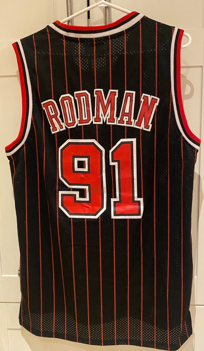 Vintage Adidas Dennis Rodman Jersey Chicago Bulls NBA Size