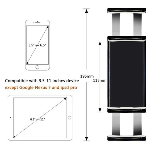 360°Rotating Tablet Stand Holder Lazy Bed Desktop Mount iPad Air iPhone Samsung - Picture 8 of 14