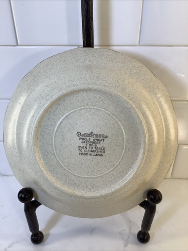 (5) Mikasa Whole Wheat Jardiniere E8016 Dinner Plate 10 3/4” Excellent Con - Picture 10 of 13