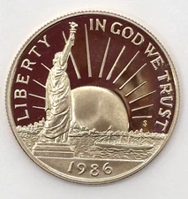 1986-S Liberty Clad Half Dollar Uncirculated DCAM