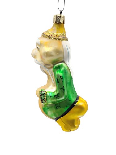 Christopher Radko Fu Manchu Blown Glass Christmas Holiday Tree Ornament 91-011-0 - Picture 5 of 8
