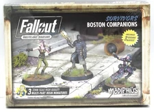 Fallout Wasteland Warfare MUH051260 Boston Companions (Survivors) Miniatures NIB
