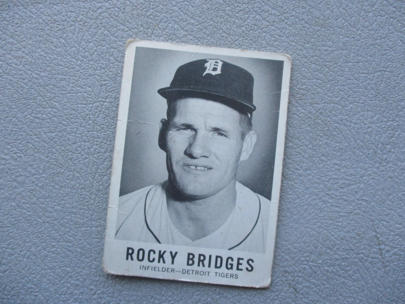 1960 LEAF #31 ROCKY BRIDGES TIGERS CREASE-VG