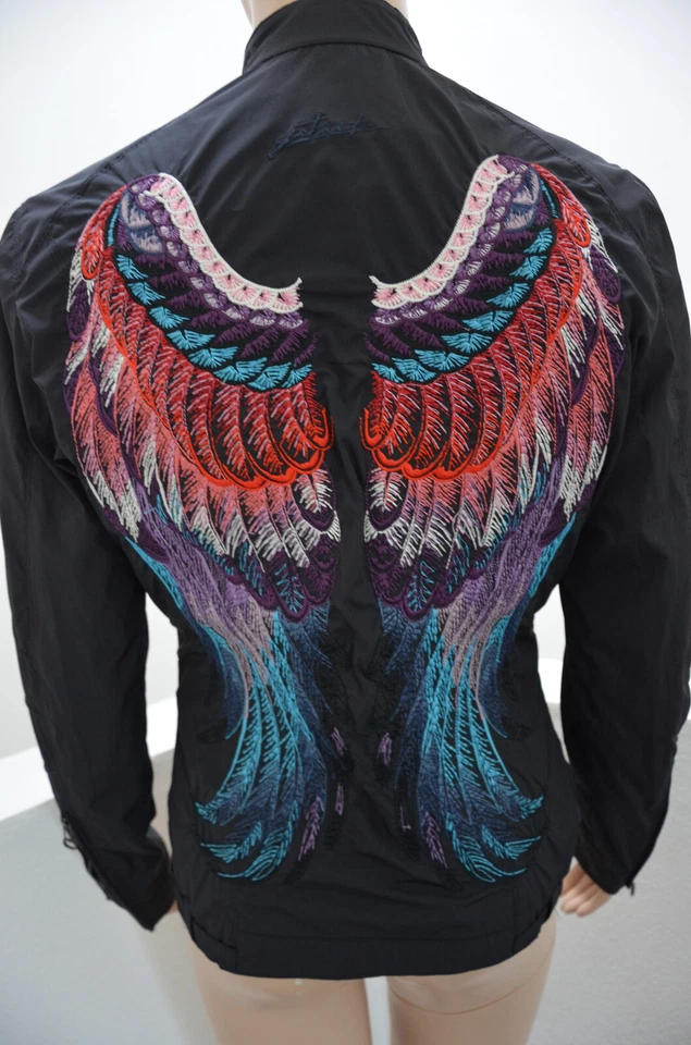 Jet Set JSX · Jacke · Size 0 34 36 St. Moritz Italien · Stickerei Engel Flügel - Bild 2 von 4