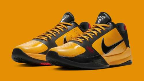 Nike Kobe 5 Protro Bruce Lee Rozmiar 7 CD4991-700 Del Sol metaliczne czerwone czarne - Zdjęcie 1 z 6