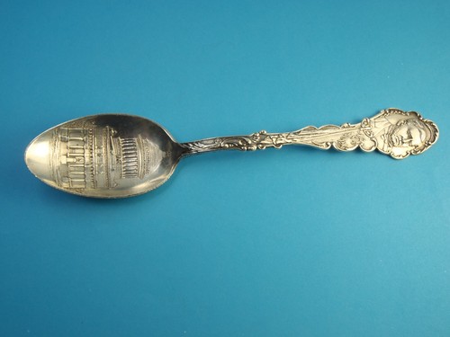 Souvenir Spoon Sterling Silver Gorham New York Grant's Tomb 1890s - Picture 13 of 24