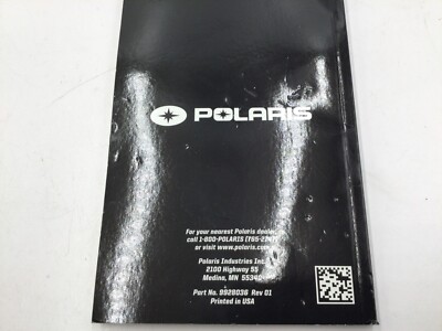 Polaris Indy 550 Adventure Voyageur 2018 OEM Owners Maintenance