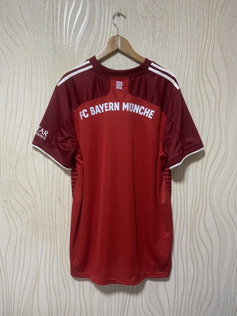 BAYERN MUNICH 2021 2022 HOME FOOTBALL SHIRT SOCCER JERSEY