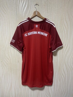 BAYERN MUNICH 2021 2022 HOME FOOTBALL SHIRT SOCCER JERSEY ADIDAS