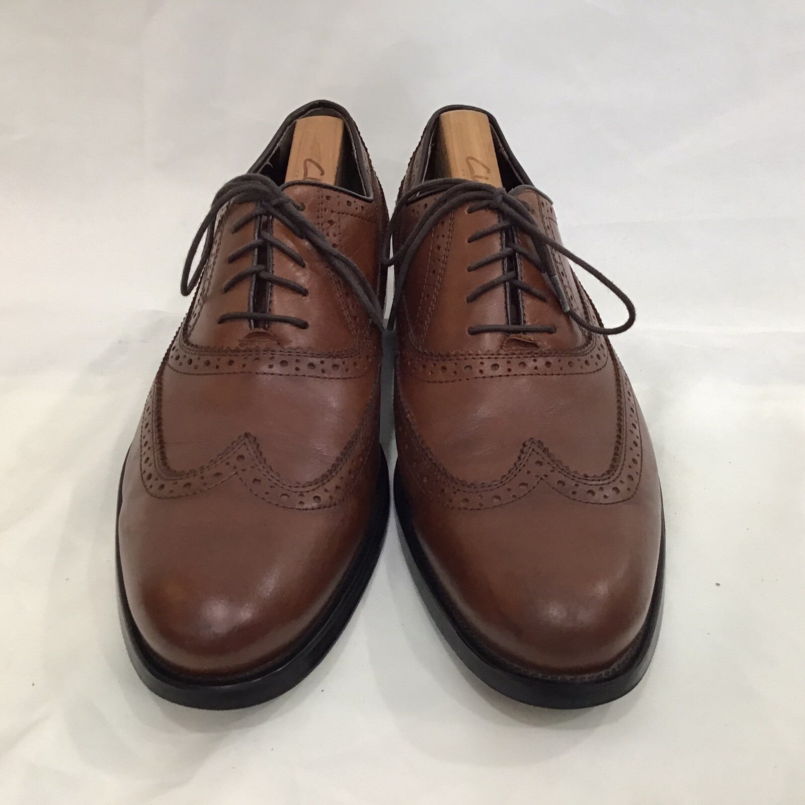 SAOLA Scarpe eleganti da uomo Johnston & Murphy 20 4243 Oxfords marroni taglia 11 5 M