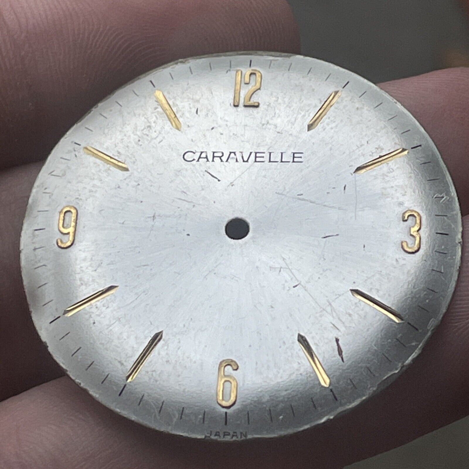 VTG Caravelle Watch Watch Face Bulova PARTS Western India
