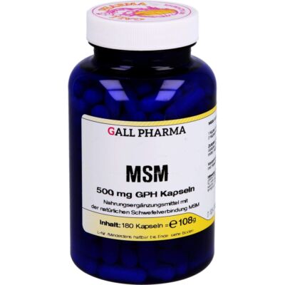 MSM 500 mg GPH Kapseln 180 St PZN04411674