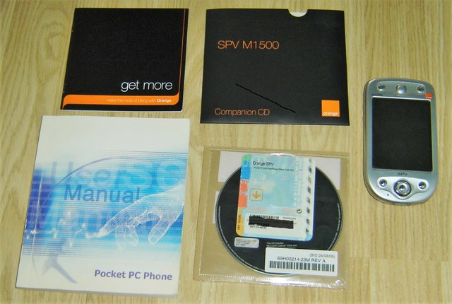 VINTAGE ORANGE M1500 SPV MOBILE PHONE POCKET PC 2003 SOFTWARE SPARES OR REPAIRS VINTAGE ORANGE M1500 SPV MOBILE PHONE POCKET PC 2003 SOFTWARE SPARES OR REPAIRS