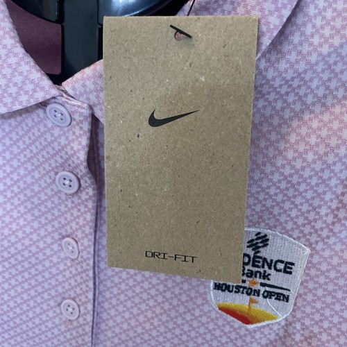 Nike DH2320-530 Dri-Fit Women’s Logo Pink Golf Polo Shirt Size XS - Picture 3 of 9
