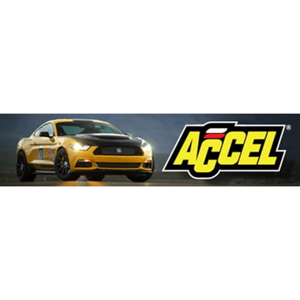 Juego de cables de bujía Accel 7 mm amarillo SuperStok espiral para Volkswagen 1,8 L #5151 Foto 3 de 4