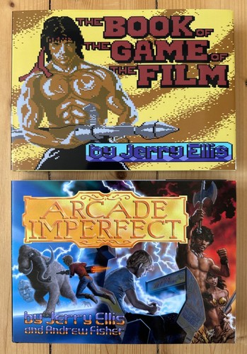 THE BOOK OF THE GAME OF THE FILM & ARCADE IMPERFECT JERRY ELLIS HC FIRST PRINTS!