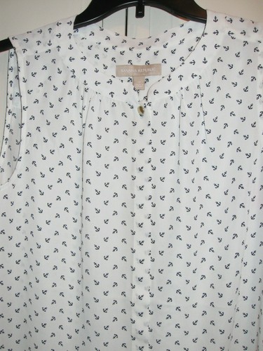 Blusa Banana Republic stampa ancora taglia 6 - Foto 2 di 8