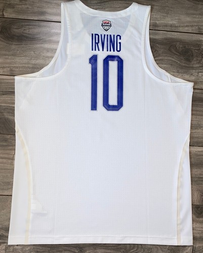 Nike Team USA Basketball Kyrie Irving #10 Basketball Jersey White Men's XL - Picture 15 of 24